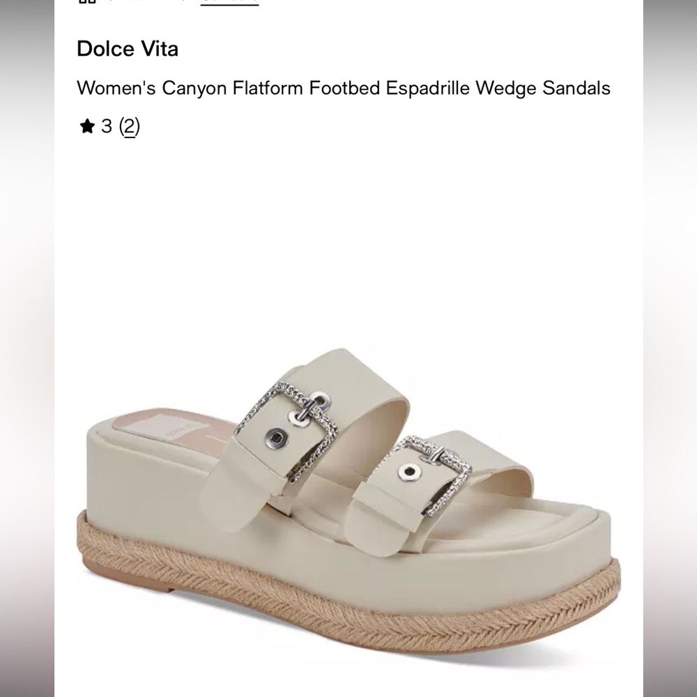 Dolce Vita Women’s Canyon Flatform Wedge Sandals